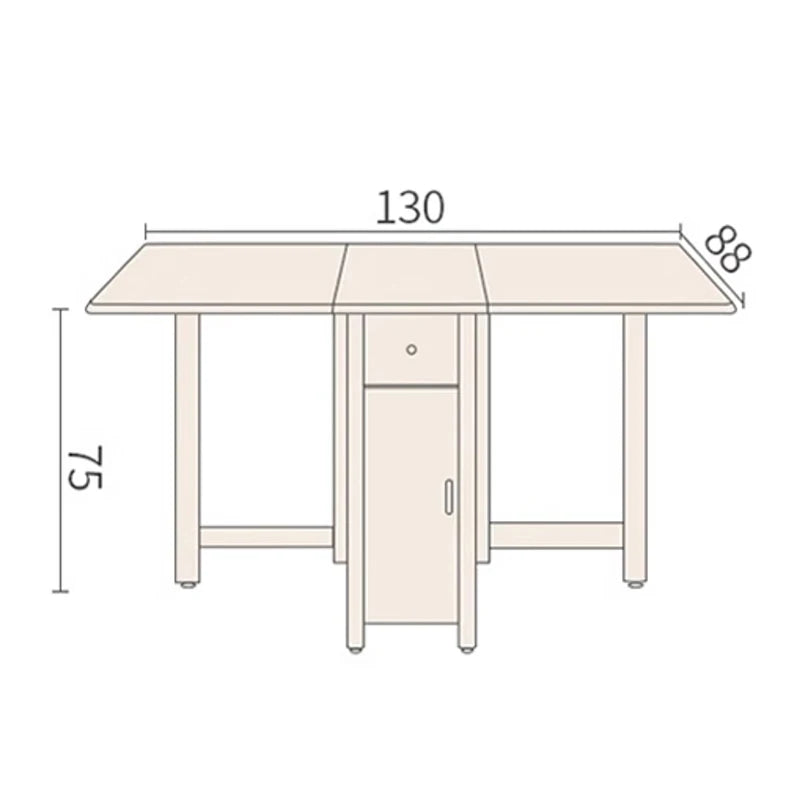 Decoration Style Dining Table Luxury Modern Folding Tables Minimalist Conjuntos De Sala De Jantar Living Room Furniture