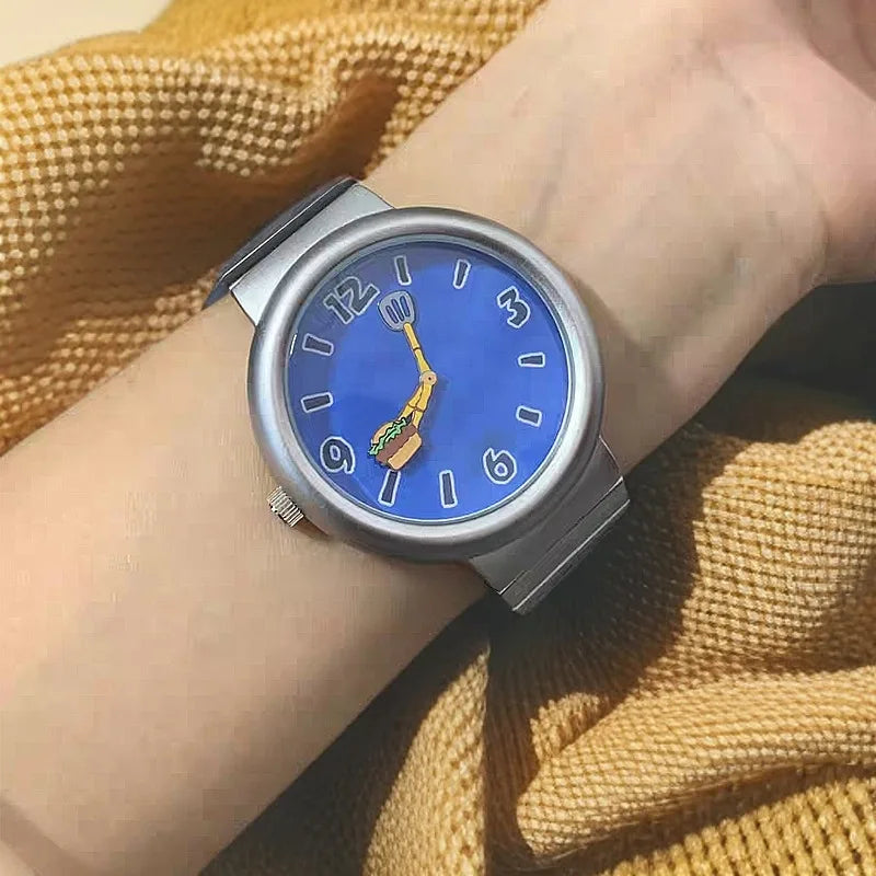 Men's Watch Simple Design Original Creative Cartoon Waterproof Couple Watch For Men Women Fashion Quartz Wristwatch Gift