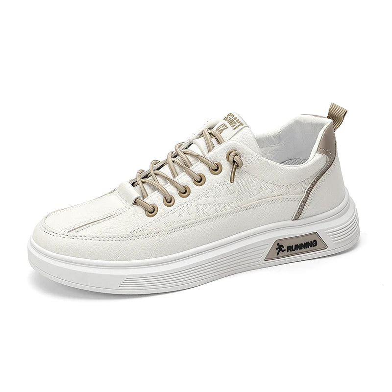 Sneakers for Men Casual Leather Non-slip Wear-resistant Walking Shoes Fashion Comfortable Flats Original Men Shoes