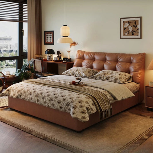 European Simple Bed Beauty Design Nordic Floor Luxury Beauty Castle Modern Bed Bedroom Children Letto Matrimoniale Furniture
