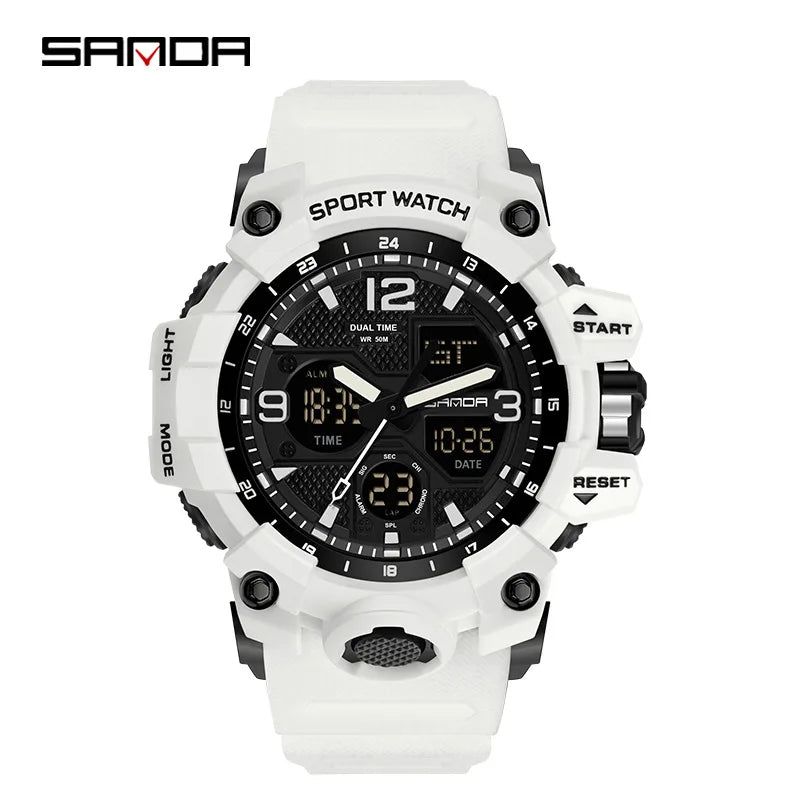 Men's Watches Top Brand Luxury 5ATM Waterproof Sport Military Wristwatch Quartz Watch for Men Clock Relogio Masculino 6024