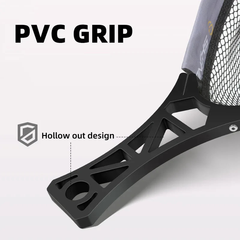 Handle Fly Fishing Hand Net Collapsible Small Mesh Foldable Landing Net Fishing Lures Net Outdoor Stream Fishing Tools Accessory