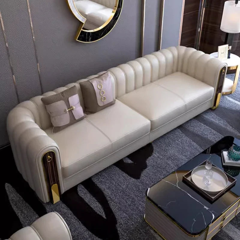 Waterproof European Sofas Floor Cloud Office Elegant Living Room Sofas Minimalist Reclinable Divano Letto Home Accessories