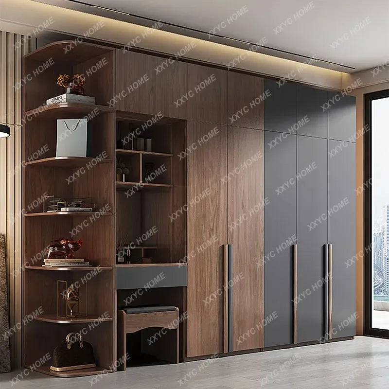 Chest Drawers Armored Living Room Cabinets Double Wardrobe Closet Simple Small Bedroom Storage Organizer Assembly For Clothes