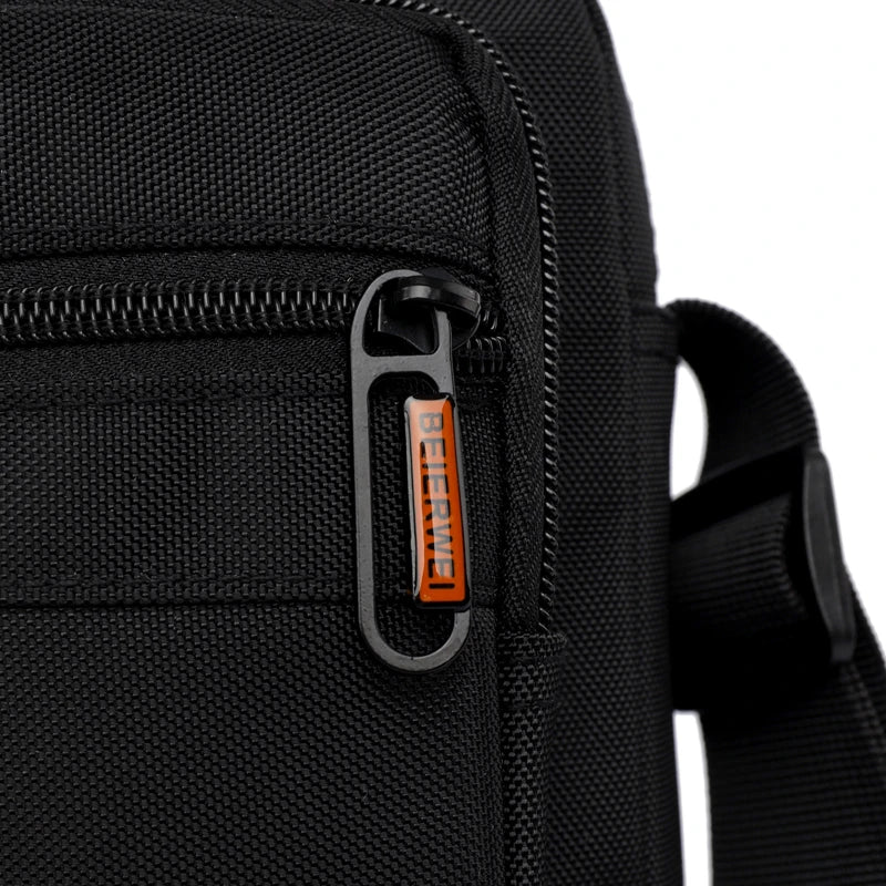 Men's Shoulder Bag Business Leisure Large Capacity Portable Handbag Multi Layer Waterproof Summer Male's Crossbody Bags