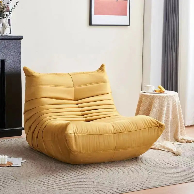 Cream wind original caterpillar sofa bedroom living room reclining sleeping lazy sofa recliner sofa set living room furniture