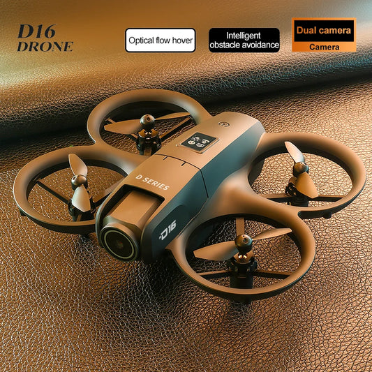 NEW Drones D16 GPS 8K Professional HD 180° Dual Cameras 5G WIFI Brushless Motors Obstacle Avoidance FPV Foldable Quadcopter Toys