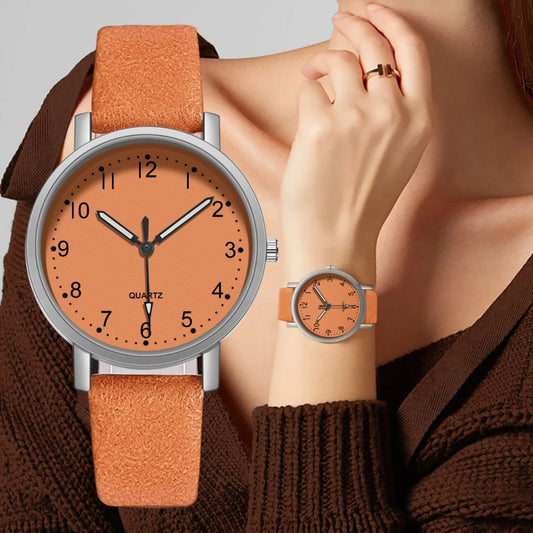 Vintage Watch for Women Leather Strap Wristwatch Quartz Watches Women Clock Ladies Watch Gift Reloj Mujer Relojes De Mujer