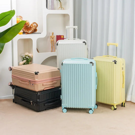 2025 Trend 20inch 24inch Strong and Durable Portable Boarding Suitcase Men's Password Trolley Case Men's Suitcase Women's Travel Essentials