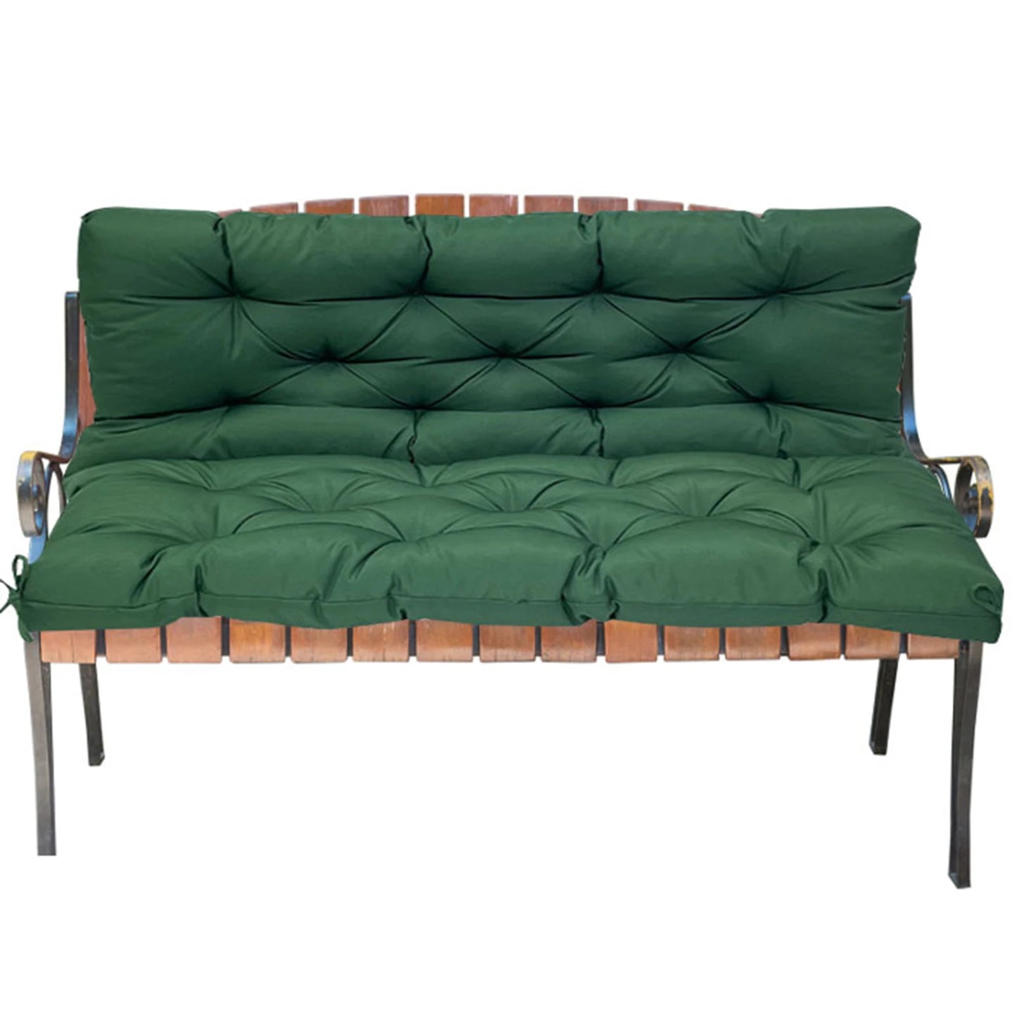 Outdoor Bench Cushions Garden Swing Seat Cushions with Backrest 2/3 Seater Replacement Cushion for Outdoor Swing Sofa Pad Settee