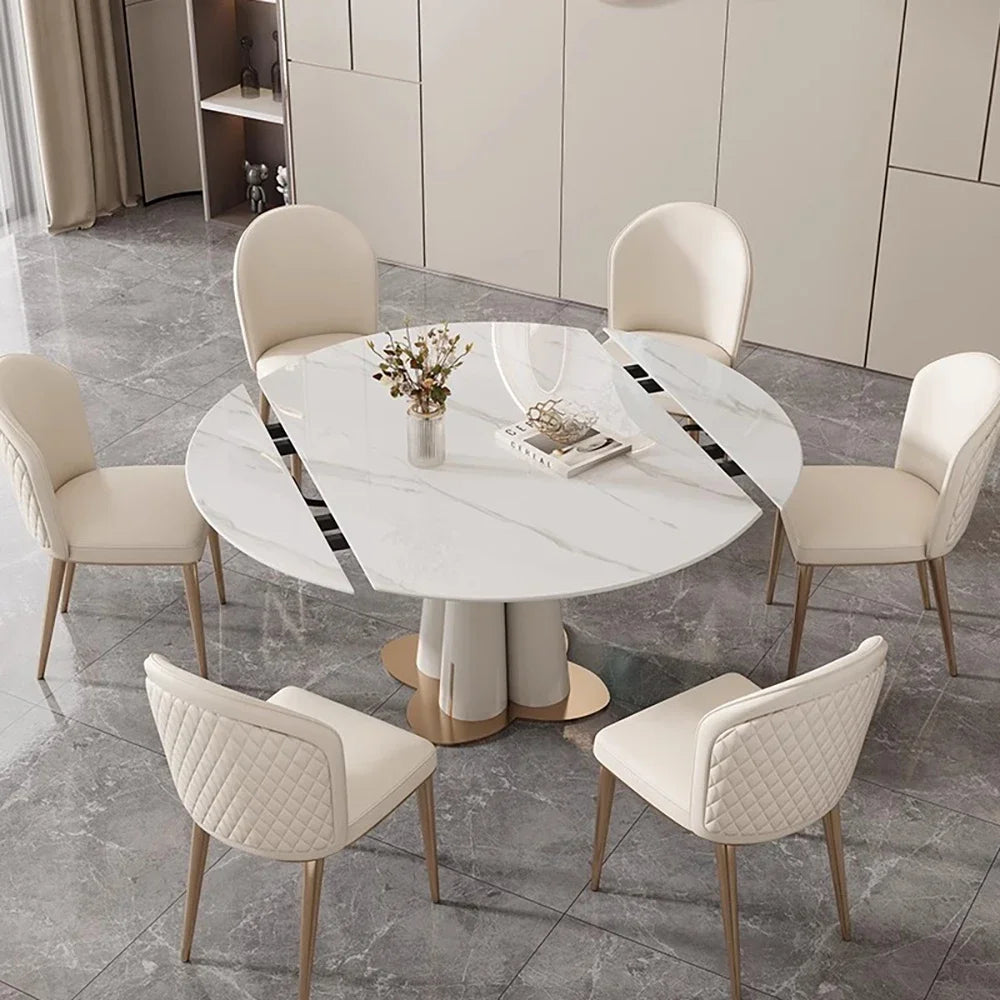 Modern Luxury Dining Table Italian Decoration European Minimalist Dining Table Nordic Marble Mesas De Comedor Home Furniture