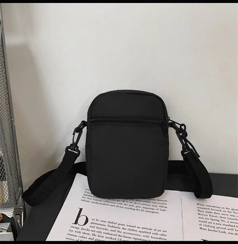 Men's Shoulder Bag INS Trend Waterproof Small Bag Mobile Phone For Women Man's Messenger Bags Mini Nylon Crossbody Square Bags