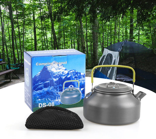 Outdoor teapot Lightweight Camping Accessories Equipment Backpacking Survival Gear Cooking Kits Family Hiking Outdoor