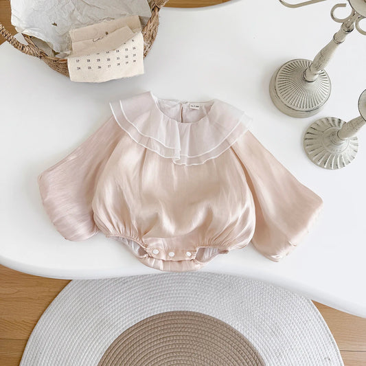 Baby Girl Clothes Jumpsuit Long Sleeved Summer Triangle Baby Bodysuits SoftMaterial Rompers Toddler Clothing Pullover
