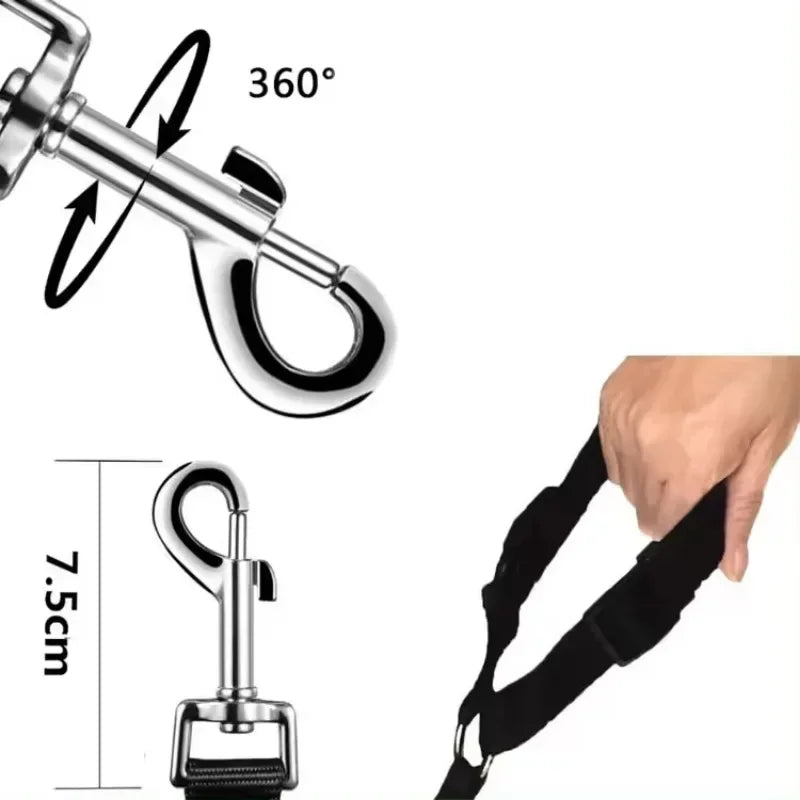 Pet Dog Accessories Pet Car Safety Rope Rear Seat Traction Rope Pet Supplies 2-in-1 Nylon Adjustable Dog Safety Belt Collar