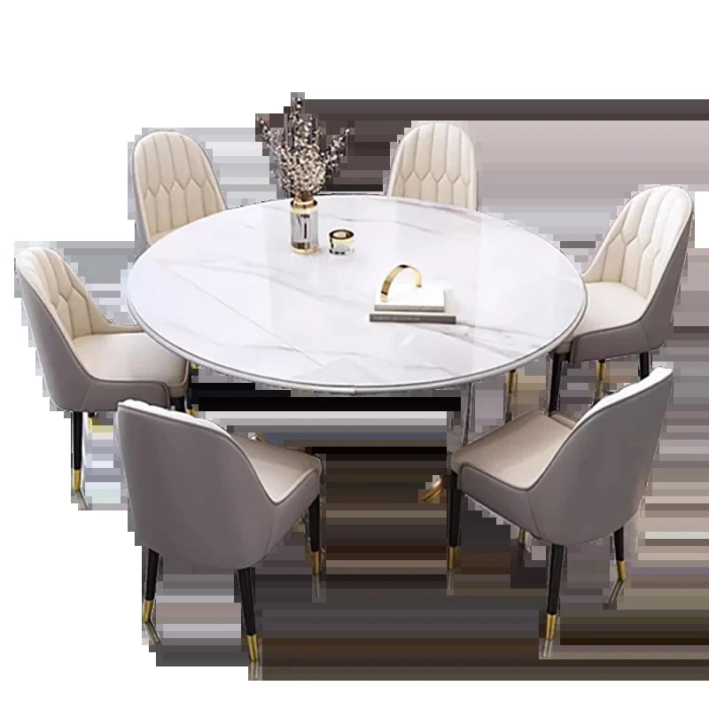 Beauty Art Dining Table Simple Nordic Comfy Home Marble Dining Table Oval Minimalist Mesas De Comedor Kitchen Furniture