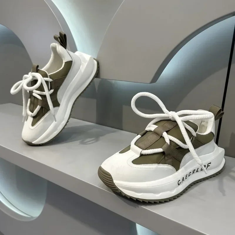 Men's Sneakers 2025 Spring Men Shoes Fashion Comfortable Platform Casual Sneakers Outdoor Sports Shoes for Men Non-slip Footwear