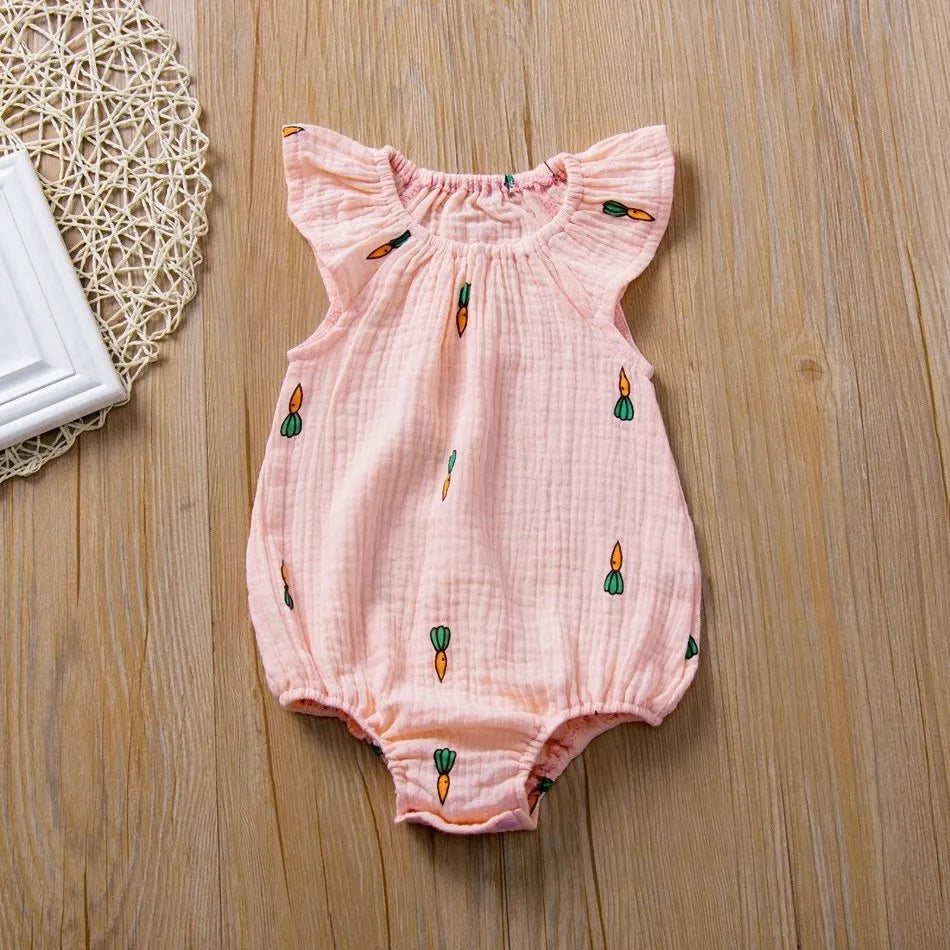 Baby Girl Clothes Infant Kids Romper Summer Newborn Little Girls Bodysuit New Born Pajamas Onesie Children Clothing For Babies