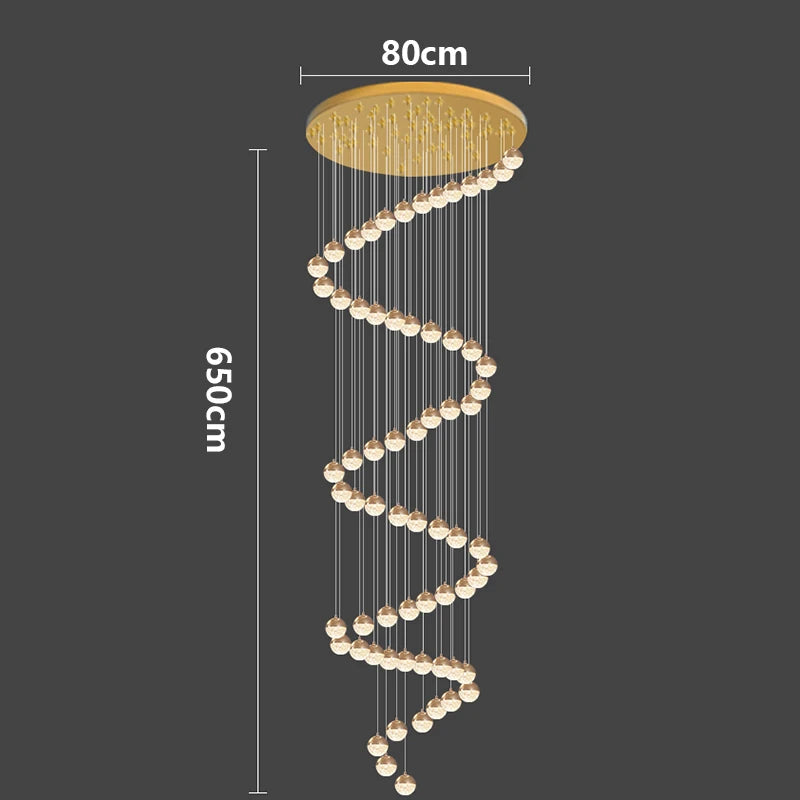 Modern home decor led lights pendant light lamps forstaircase Chandeliers for living room hanging light indoor lighting