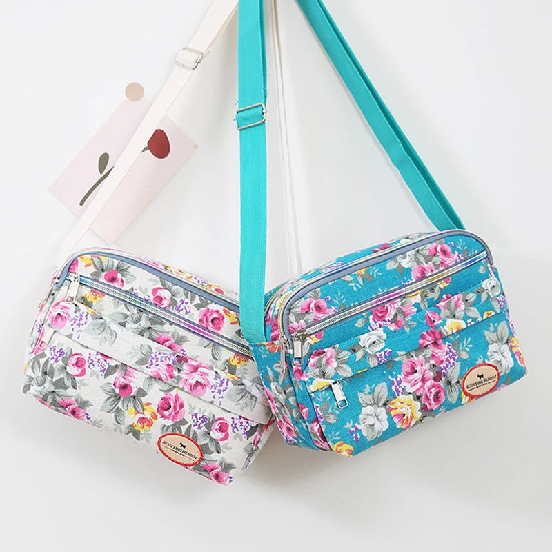Women's Canvas Tote Bag Large Capacity Handbags for Female Commuting Women's Messenger Shoulder Bag Travel Handbag