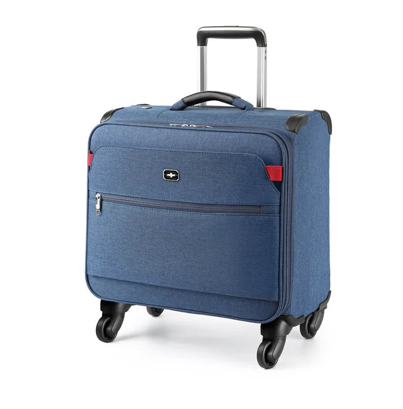 Unisex Travel Luggage Spinner Wheels Boarding Case Rolling Suitcase Wheeled on - Black Red Blue Green Brown Pink Grey