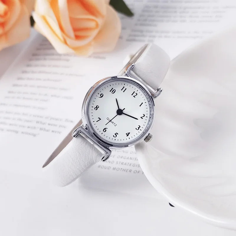 Quartz Watches for Women Hight Quality Ladies Luxury Fashion Small Dial Casual Watch Leather Wristwatch Relojes Para Mujer Clock