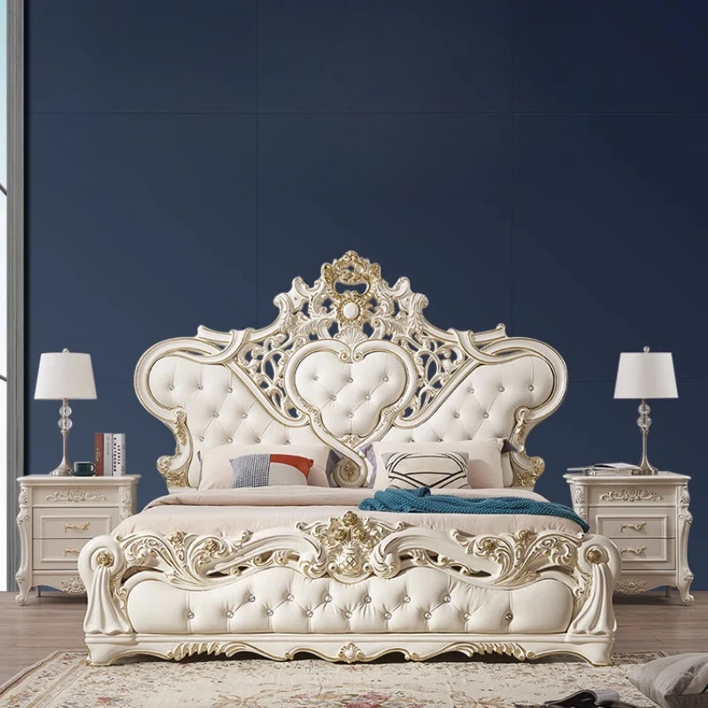 Fashionable Design Beds Frame Minimalist Luxury Relax Reading Beds Princess Lambswool Muebles Para Dormitorio House Accessories
