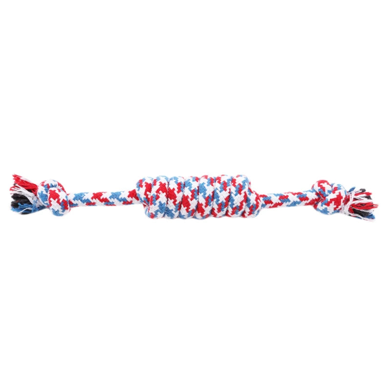 Cotton Rope Dog Toy Interactive Dog Play Bite Pet Supplies Puppy Small Medium Large toys for Dogs Chew Toy Rope Pets Accessories