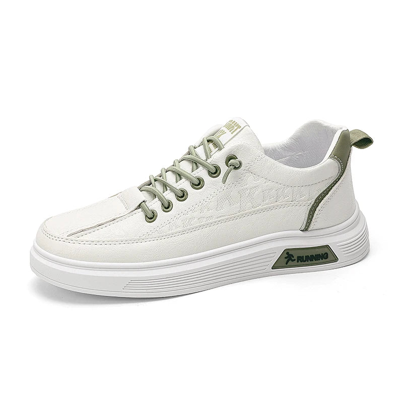 Sneakers for Men Casual Leather Non-slip Wear-resistant Walking Shoes Fashion Comfortable Flats Original Men Shoes