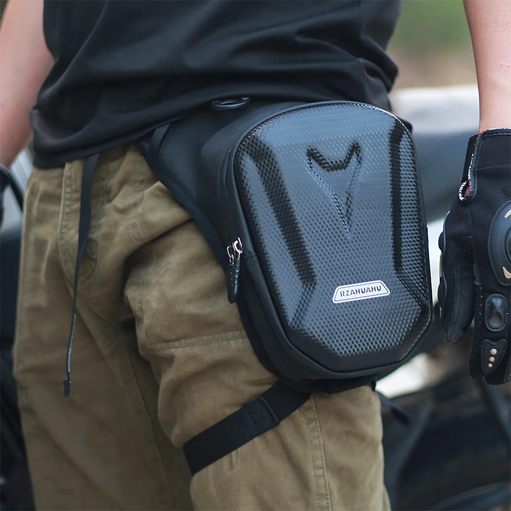 Men Hip Bum Pack Leg Side Bag Tactical Travel Bag Waterproof Pack Bag Outdoor Casual Motorcycle Waist Leg Bag Ride Bags