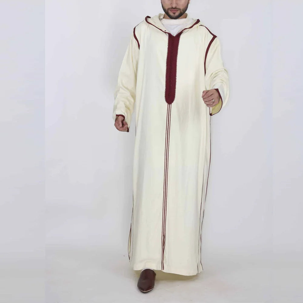 Muslim Men Clothing Kaftan Robes Pakistan Traditional Ethnic Loose Middle East Thobe Kurta Arab Abaya Turkish Dress Dubai Islam
