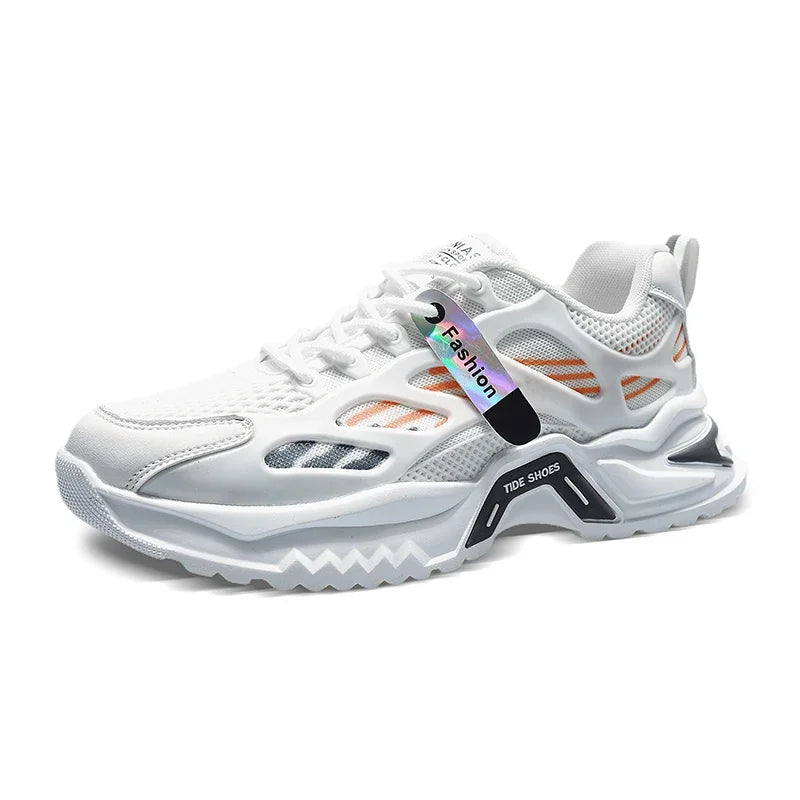 Men's Shoes Summer Low-top Leisure Comfortable Breathable Light Outdoor Jogging Walking Tennis Shoes Tenis Masculino