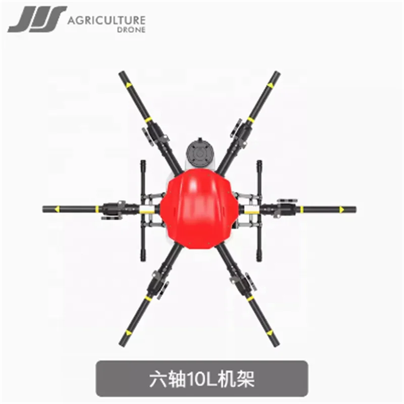 JIS EV610 10L 6-axis Small Agricultural Plant Protection Drone Rack Drone Kit