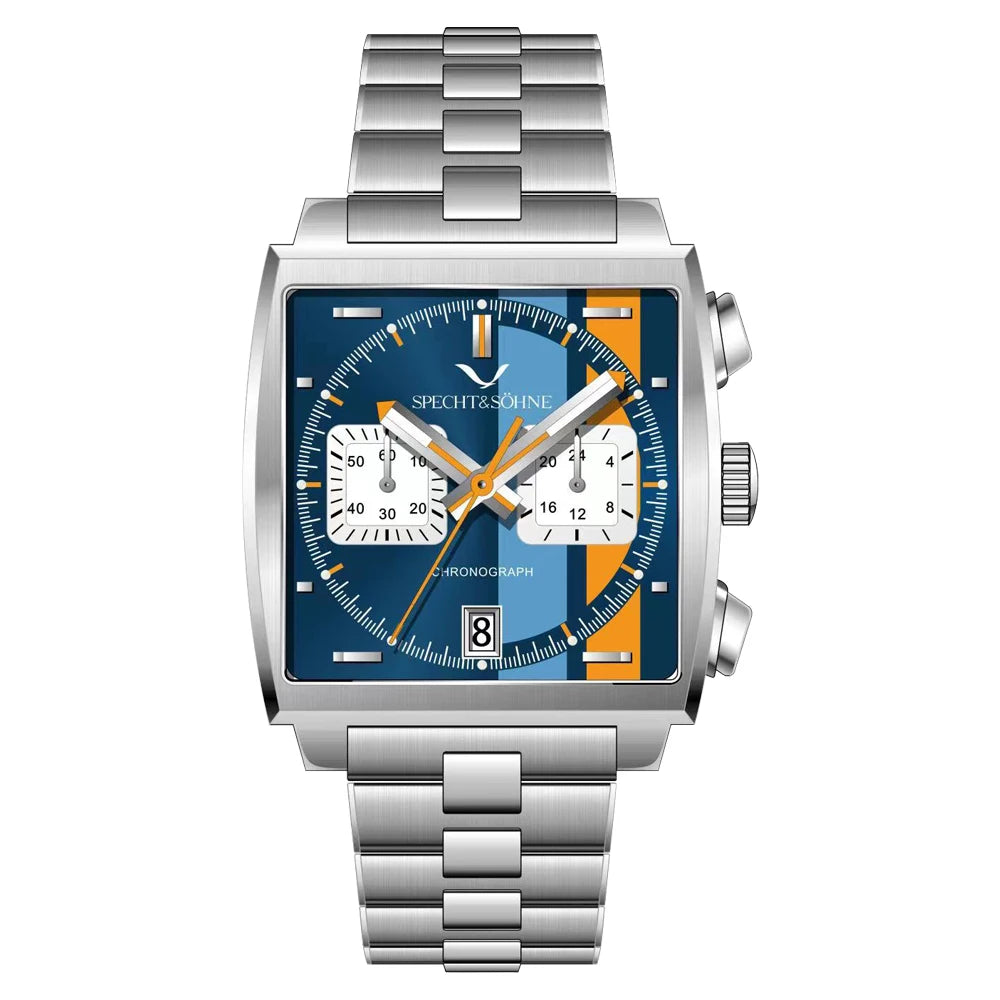 2025 New Arrivals Fashion Luxury Chronograph Sports Watch For Men Stainless Steel Waterproof Quartz Watches Relogio Masculino