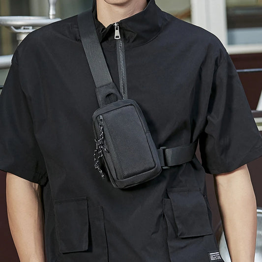 Men Chest Bag Mens Shoulder Body Bag Oxford Fashion Man Side Sling Crossbody Bag for Male  Casual Handbag Travel Phone Bags