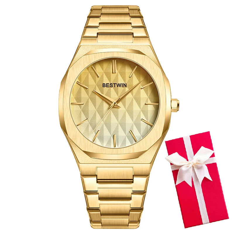 Men Wrist Watches For Male Clock 2025 Top Brand Luxury Stainless Steel Band Black Fashion Men Quartz Watches Dropshipping