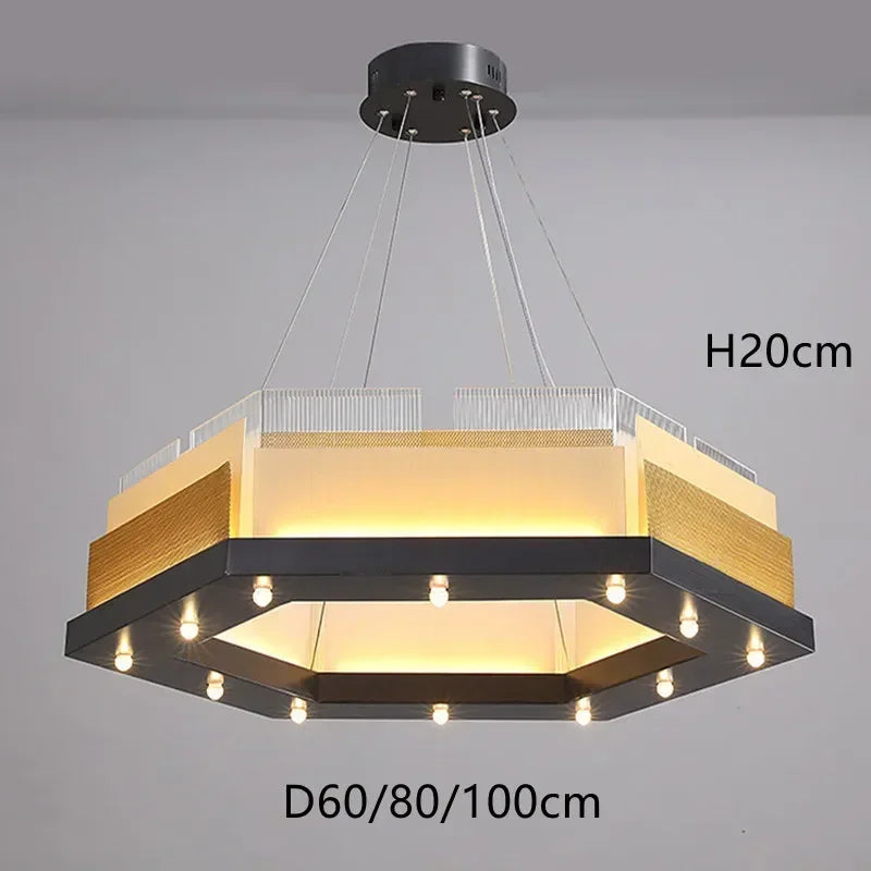 Designer Living Room Lighting Chandelier Design Sense Bar Restaurant Art Lamp Postmodern Model  LED Decorative Hanging Lamps