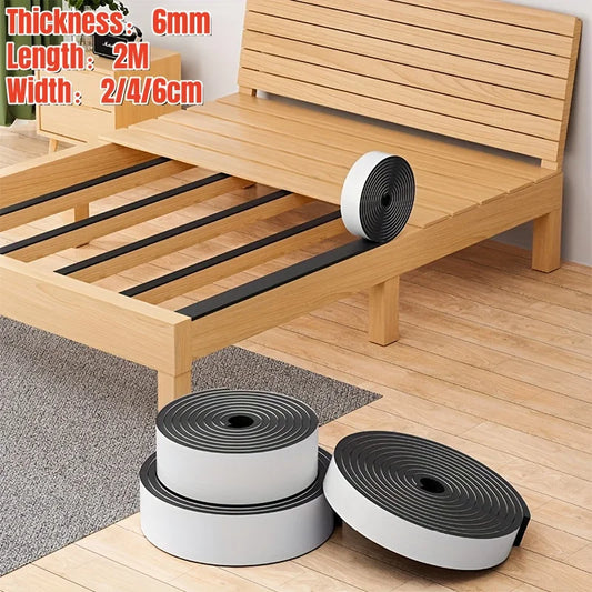 Bed Boards Anti Creak Strips Eliminate Noise DIY Thick Anti-slip Furniture Pads,Soundproofing Pad Reduce Vibration Stabilize Bed