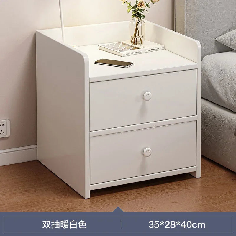 Cabinet Bedroom End Storage Bedside Table Locker Storage Comfotable Home Small Modern Mesitas De Noche Dormitorio Household