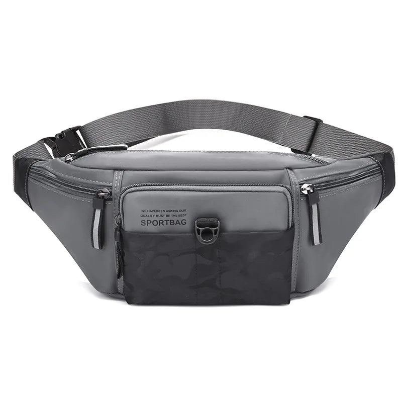 Men's Outdoor Multi-Pocket Waist Bag Tactical Climbing Hiking Chest Bag Outdoor Sports Hunting Camping Cycling RIde Shoulder Bag