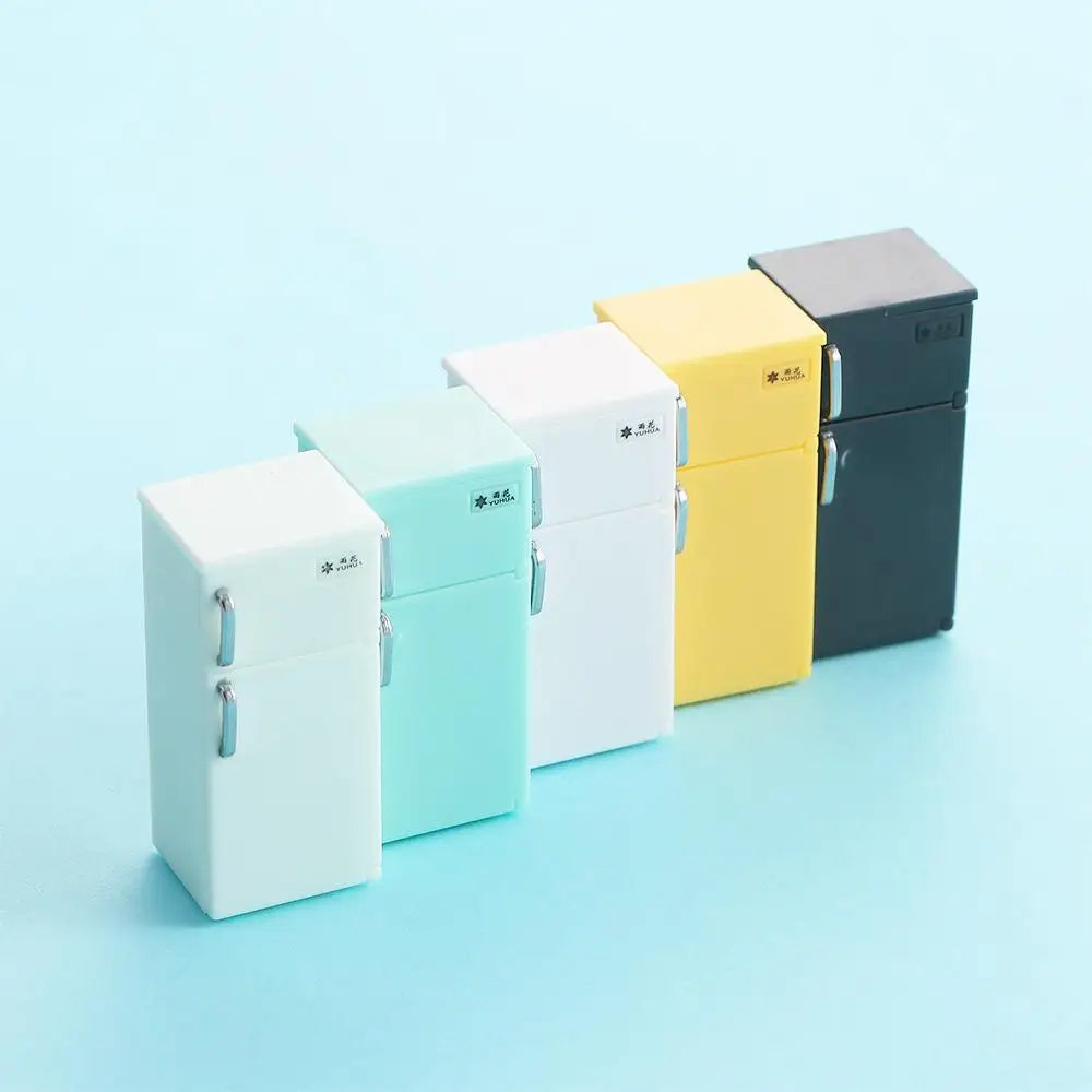 Fridge Toy Model Model Crafts Dollhouse Dollhouse Accessories Simulation Refrigerator Doll House Decoration