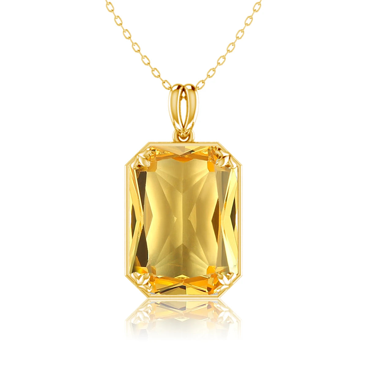 585 Gold Plated Pendants and Necklaces Real Solid 925 Sterling Silver Woman Pendants for Fine Jewelry