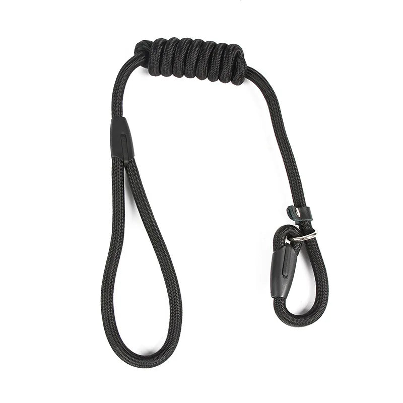 Dog Leash Slip Chains Collar Leads Strong Heavy Duty Nylon Rope No Pull Pet Training Leash for Small Dogs Puppy Traction Rope