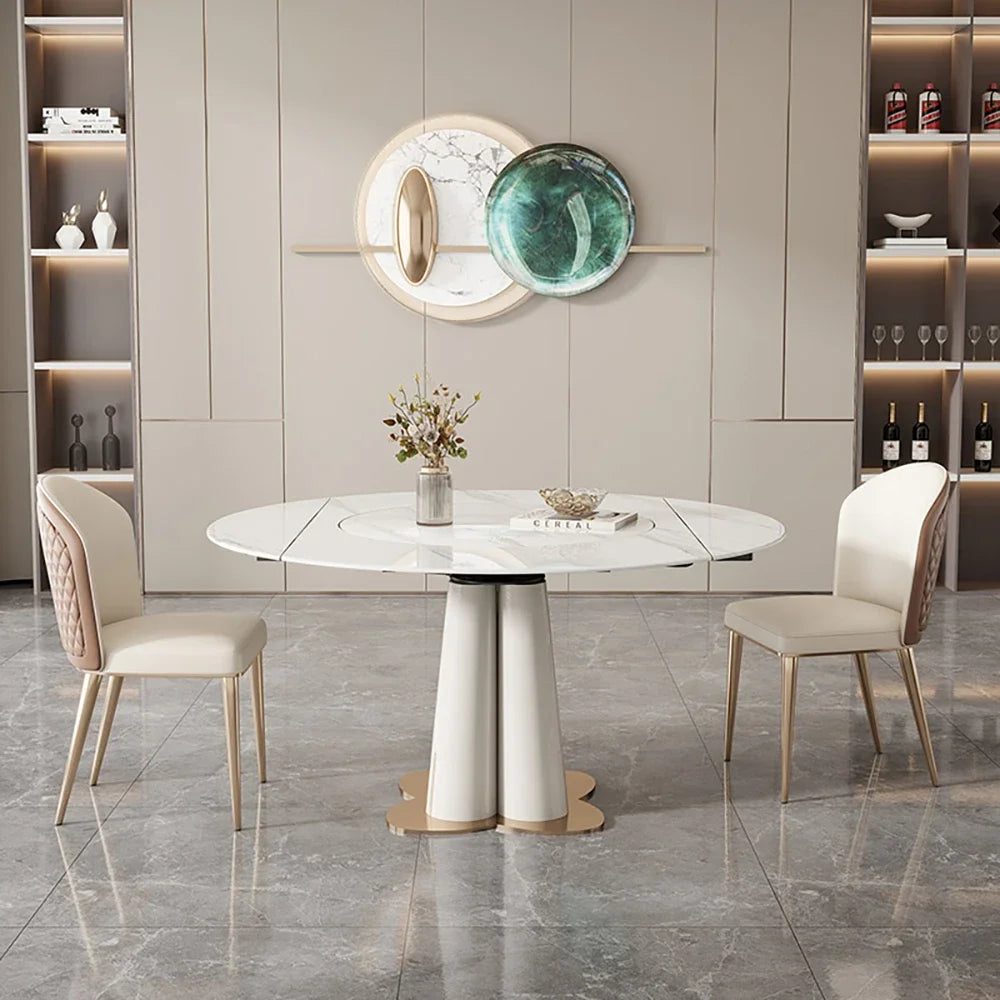 Modern Luxury Dining Table Italian Decoration European Minimalist Dining Table Nordic Marble Mesas De Comedor Home Furniture