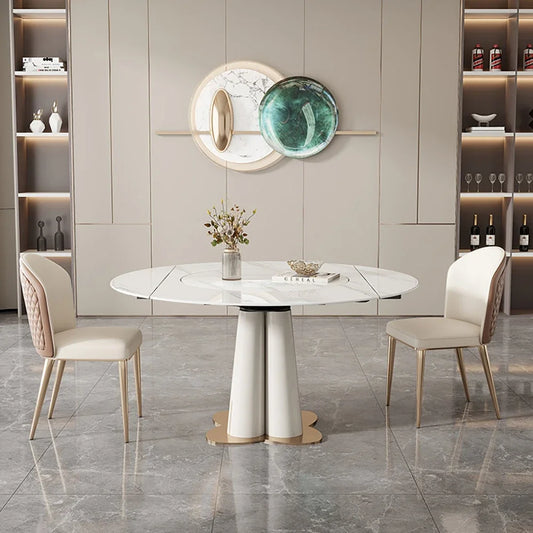 Modern Luxury Dining Table Italian Decoration European Minimalist Dining Table Nordic Marble Mesas De Comedor Home Furniture