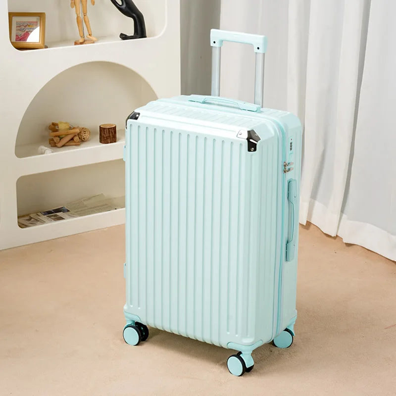 2025 Trend 20inch 24inch Strong and Durable Portable Boarding Suitcase Men's Password Trolley Case Men's Suitcase Women's Travel Essentials