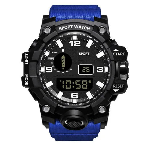 Men's Watch LED Digital Men Sport Watches Fitness Electronic Watch Multifunction Military Sports Watches Clock Kids Gifts