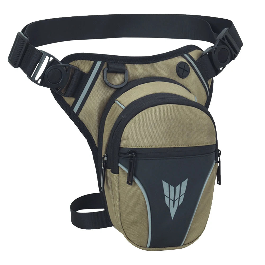 Men Drop Leg Bag Waist Bag Waterproof Men Fanny Pack Phone Purse Motorcycle Riding Shoulder CrossBody Thigh Hip Belt Waist Bags