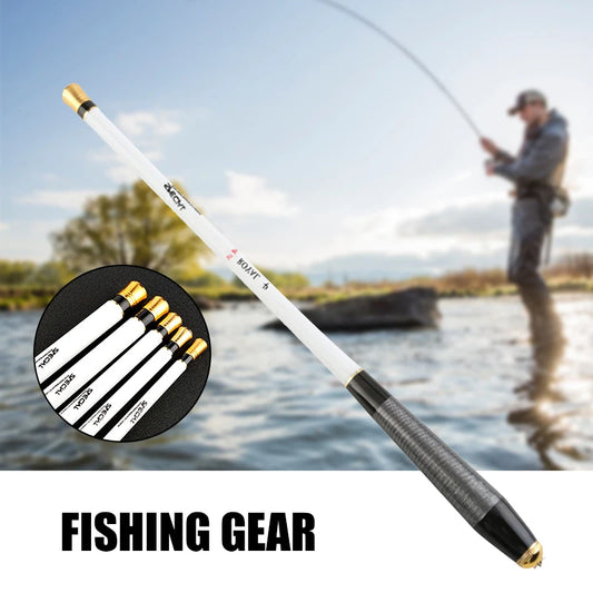 1.5m/1.8m/2.1m/2.4m/2.7m/4.5m Retractable Fishing Rod Spinning Fly Carp Feeder Carbon Fiber Pesca Mini Travel Rod Reel Seat