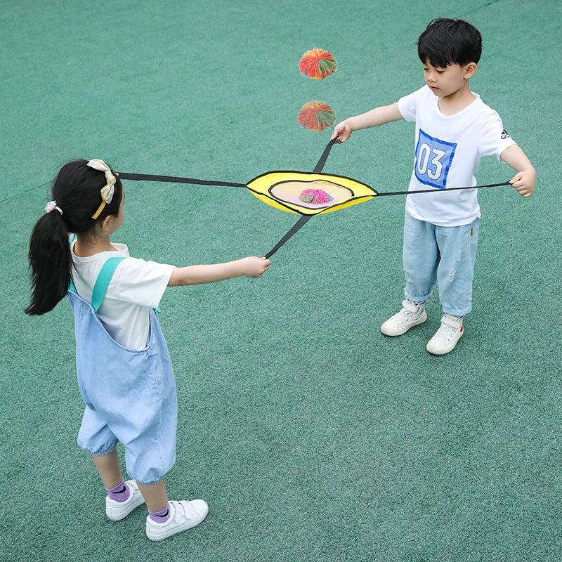 Children Outdoor Fun and Sports Toss and Catch Ball Game Set Parent Child Interactive Sensory Play Toys Juegos Al Aire Libre